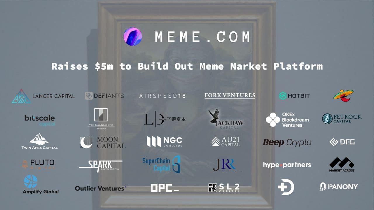 Meme.combeschafftMillionenUS Dollar,umdieersteMeme Marktplattformzustarten