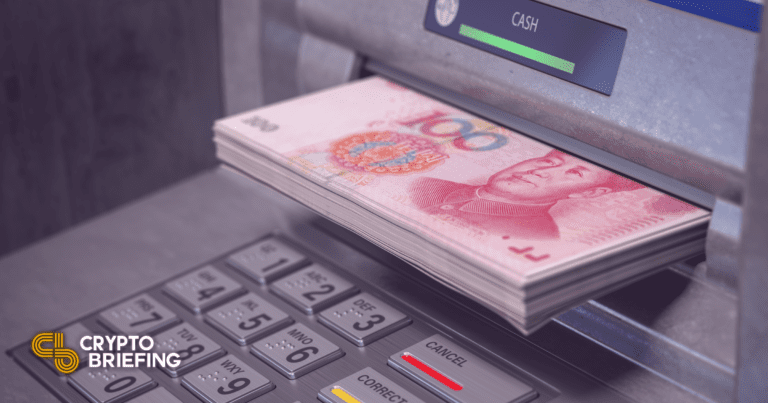 Chinaführt.digitaleYuan Geldautomatenein