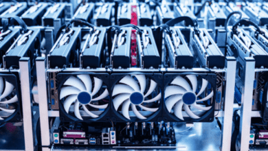 DieMining HashratevonBitcoinerreichteinTiefvonTH/s