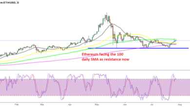 Entscheidender Zeitpunkt für Kryptos, da Ethereum und Litecoin gerade oben auf großen Widerstand stoßen