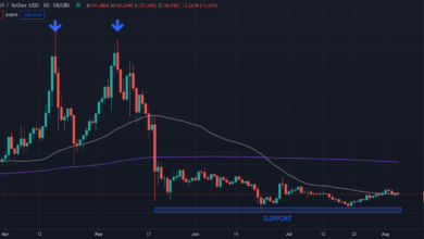 BitcoinSatoshiVision(BSV):VorübergehenderRückzugaufden Tage MA?