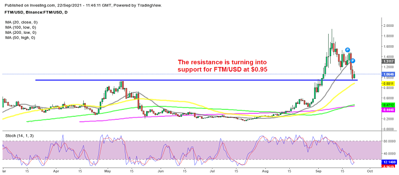 Solana, Fantom Crypto Update – SOL und FTM finden Unterstützung bei der letzten Verteidigung
