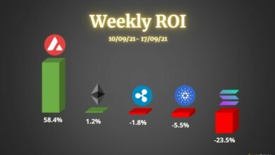 Äther, Ripple, Cardano, Solana und Lawine