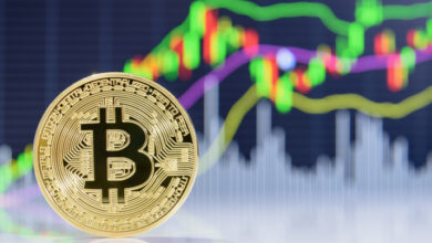 DerBitcoin PreisstrebtdasNiveauvon.USDan