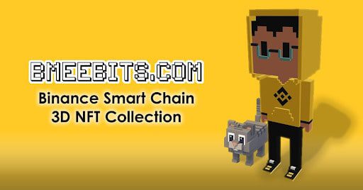 Die BMeebits.com-Sammlung von 3D-NFT-Modellen auf dem Binance Smart Chain war in 12 Stunden ausverkauft