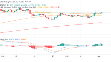 Ripple's XRP wieder in Bewegung, diesmal nach oben