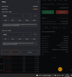 ByBit Server Wartezeit beim einfachen ändern des Stoploss