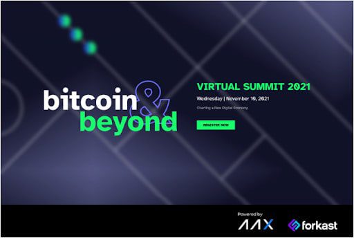 Forkast und AAX präsentieren Bitcoin and Beyond am 10. November