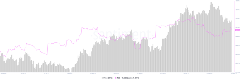 BTC-Preisdiagramm.