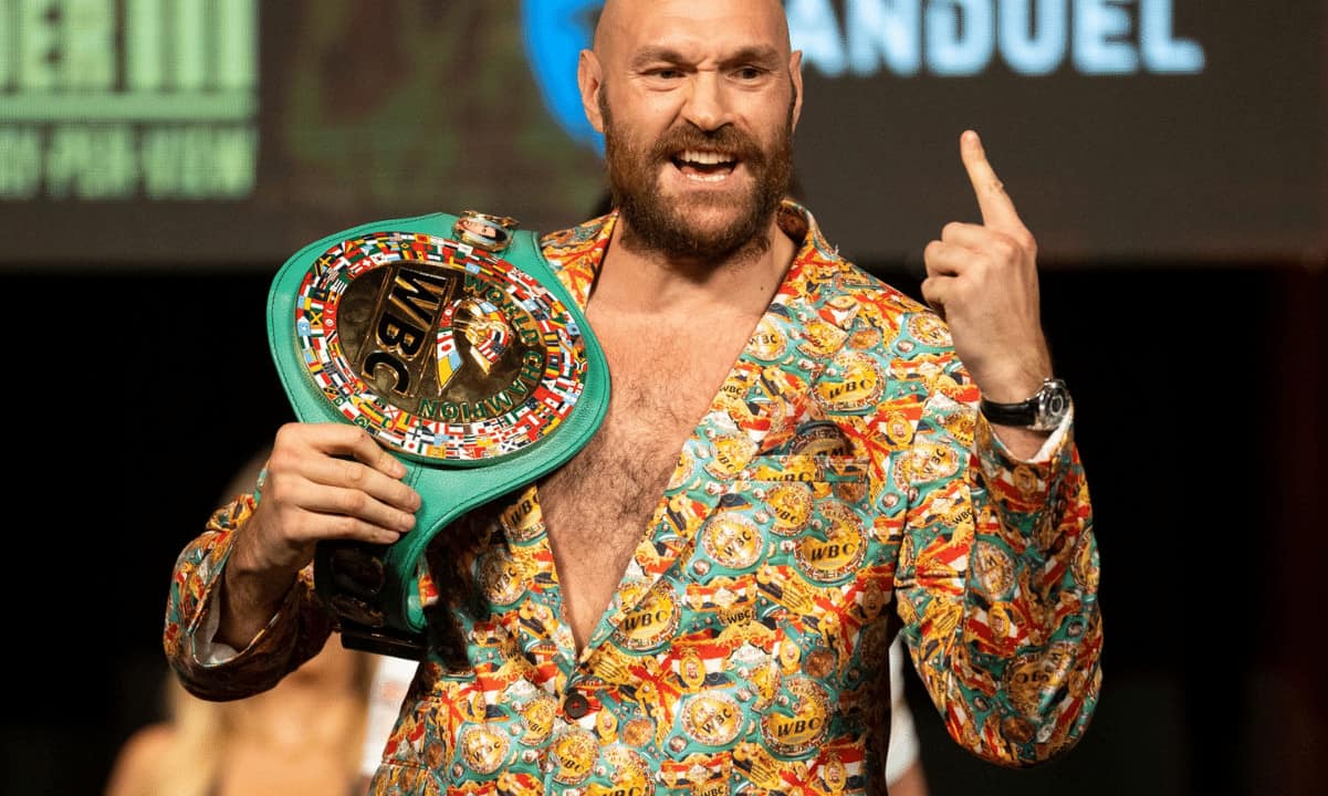 Schwergewichts-Champion Tyson Fury wird kritisiert, weil er Floki Inu . beworben hat