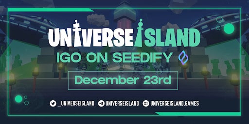 Universe Island gibt das erste Spielangebot (IGO) bekannt