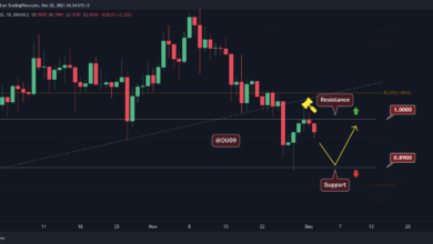 XRP kann nicht wieder über 1 USD klettern, da Bären eingreifen