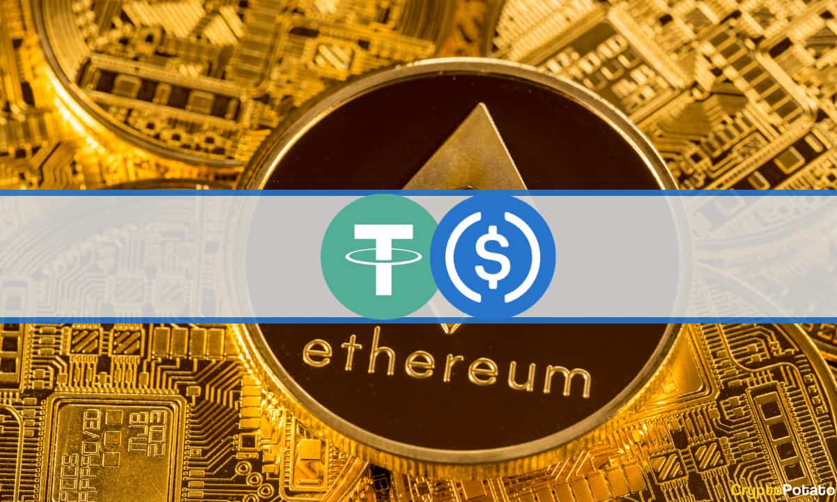 USD Coin (USDC) hat Tether übertroffen Ethereum Blockchain