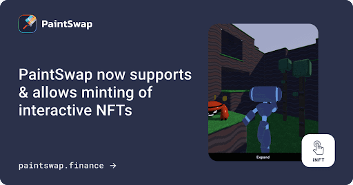 PaintSwap Finance kündigte Unterstützung für interaktive NFTs (iNFTs) an