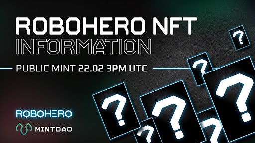 Public Minting für die NFT-Kollektion von RoboHero wird bald eintreffen