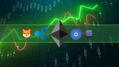 Ethereum, RippleCardano, Solana und ShibaInu