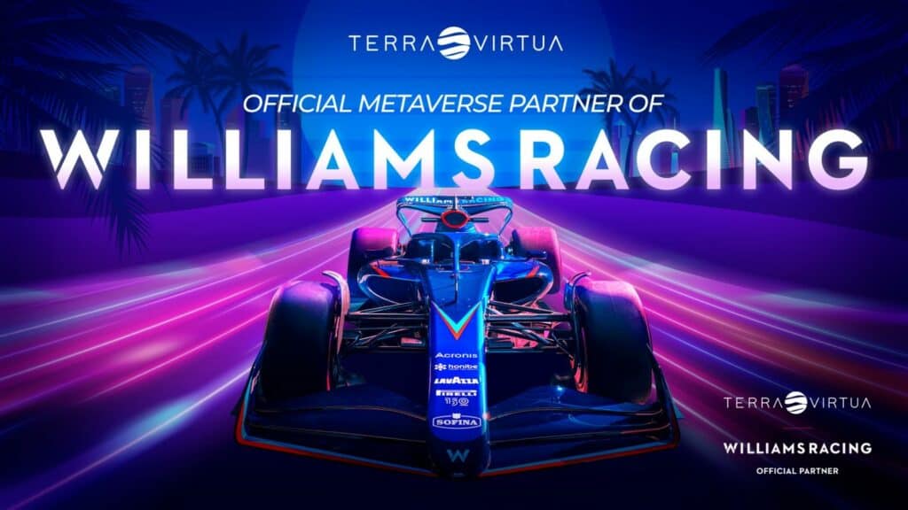 Terra Virtua tritt Williams Racing als offizieller Metaverse-Partner bei