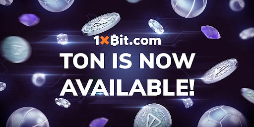 Entdecken Sie futuristische Möglichkeiten von Toncoin auf 1xBit