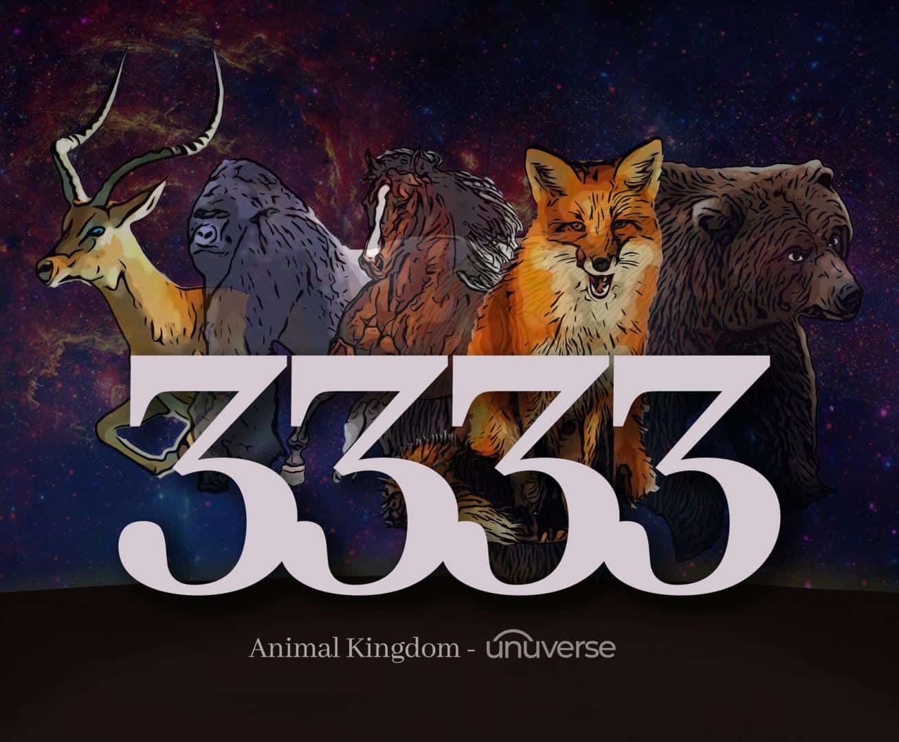 Unuverse bringt 333 Animal Kingdom NFT Collection auf den Markt