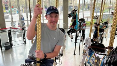 Eltern drängen sich in Arbeitskonferenzen, um ihren Familien zu entkommen