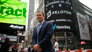 Peloton-Mitbegründer John Foley sah sich wiederholten Nachschussforderungen von Goldman Sachs gegenüber, als die Aktien einbrachen