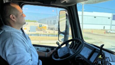 Verstopfte Yards und Mangel an Trailern bei Amerikas Truckern