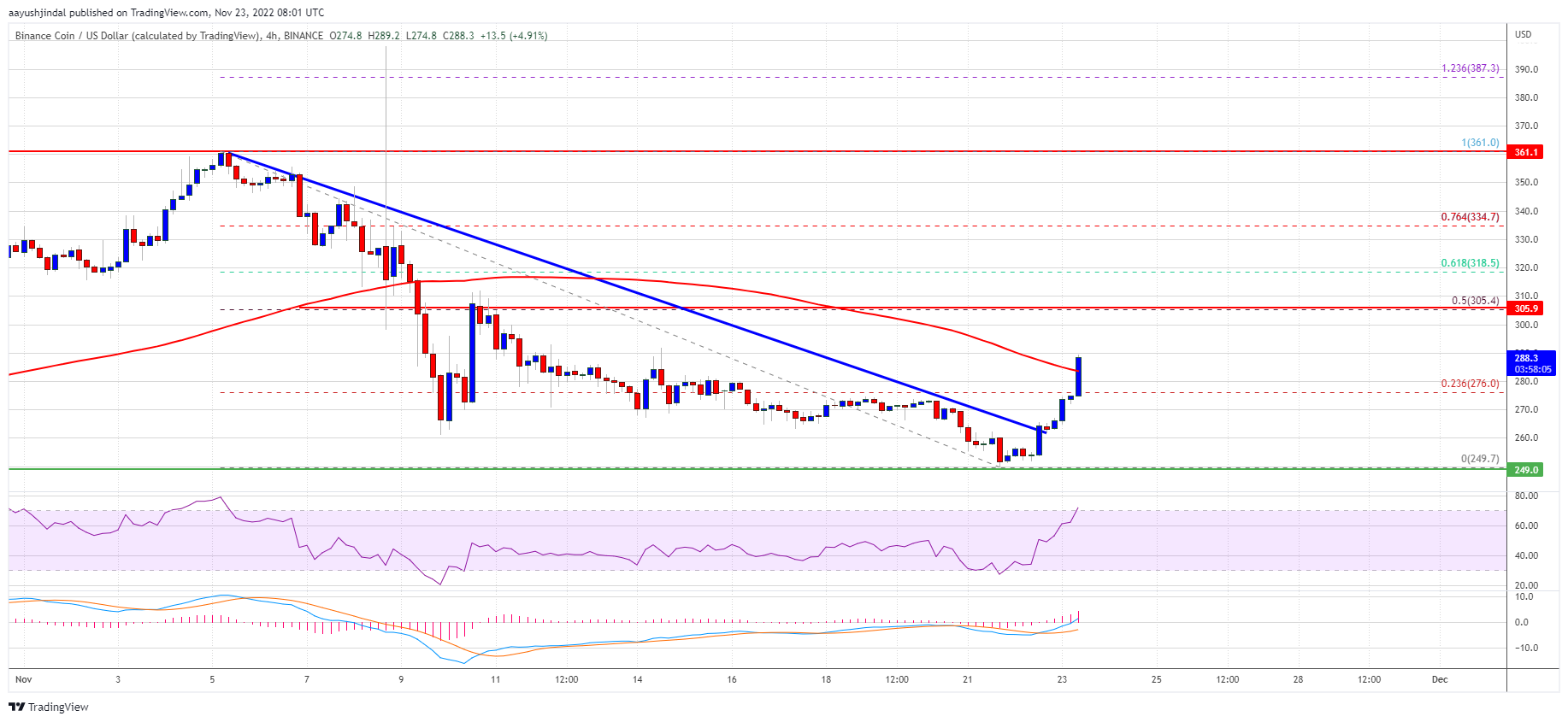 Binance-Coin-Preis 