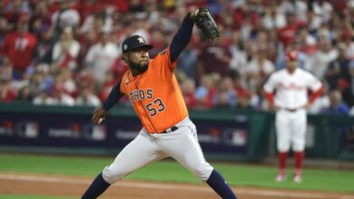 Vier Astros Pitcher vereinen sich zum ersten No-Hitter der World Series seit 1956