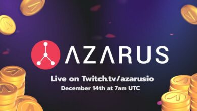 Gaming-Plattform Azarus zum Auflisten Uniswap
