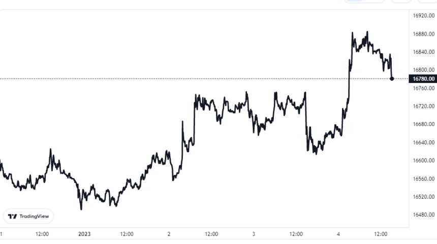 Bitcoin-Preisdiagramm