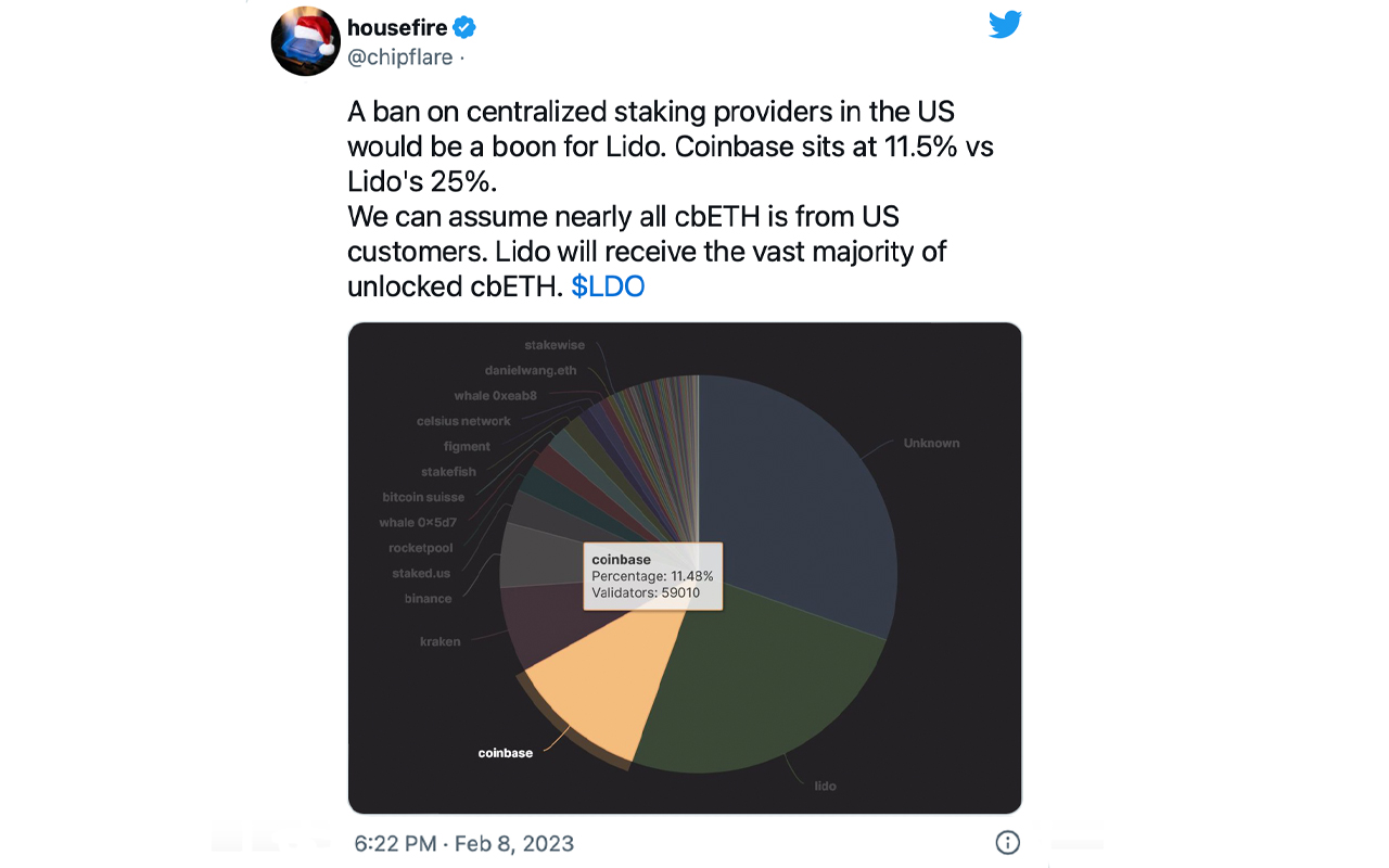 Brian Armstrong, CEO von Coinbase, äußert sich besorgt über Gerüchte über ein SEC-Verbot von Krypto-Staking für Privatkunden