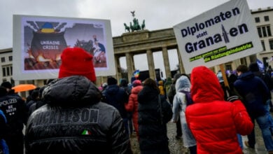 Kundgebungen in Berlin, Paris rufen zum Frieden in der Ukraine auf