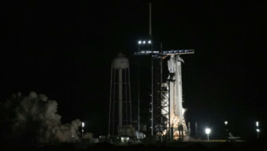 SpaceX Dragon-Crew hebt zur ISS ab
