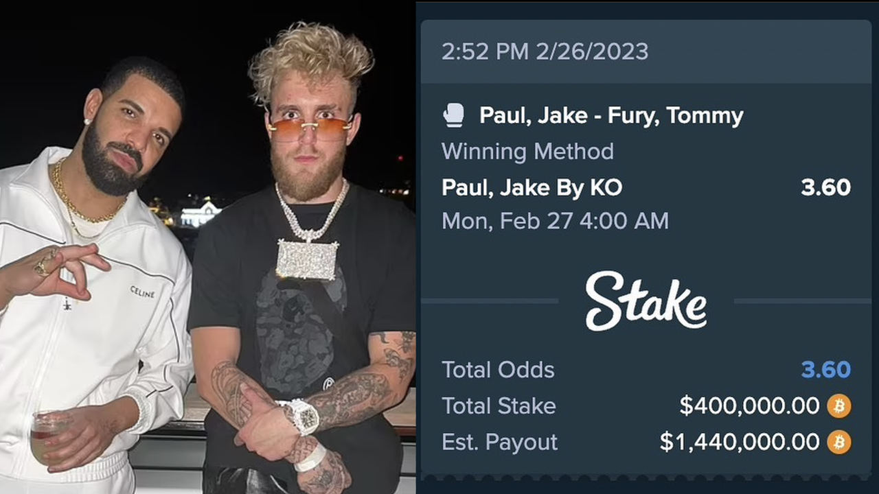 Rap-Star Drake verliert $400.000 Bitcoin-Wette auf Jake Paul im Split-Decision-Verlust gegen Tommy Fury Rap-Star Drake verliert $400.000 Bitcoin-Wette auf Jake Paul im Split-Decision-Verlust gegen Tommy Fury