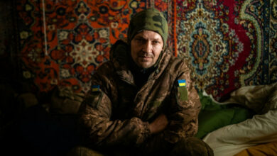 Ukrainische Truppen im eingekreisten Bakhmut „am Rande“.
