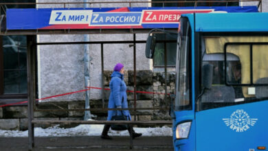 Russische Grenzstadt nach „Einfall“ in die Ukraine nervös