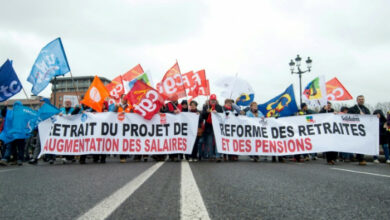 Französische Demonstranten gehen wegen Renten wieder auf die Straße