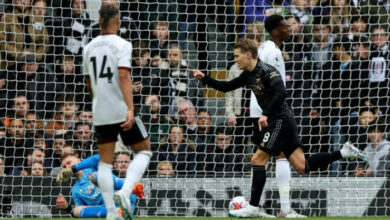 Arsenal gewinnt mit einem Spaziergang von Fulham die Führung von fünf Punkten zurück, Casemiro ist bei einem Unentschieden von Man Utd ausgeschieden