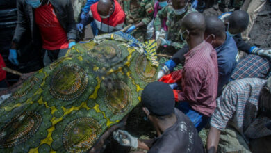 Malawier graben sich durch Schlamm nach Zyklontoten