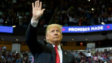 Trump zur Kundgebung am Ort der tödlichen regierungsfeindlichen Belagerung in Texas