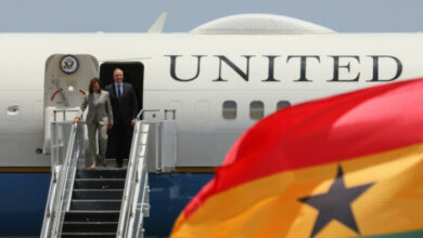 Der US-Vizepräsident kommt auf einer Drei-Nationen-Afrika-Tour nach Ghana