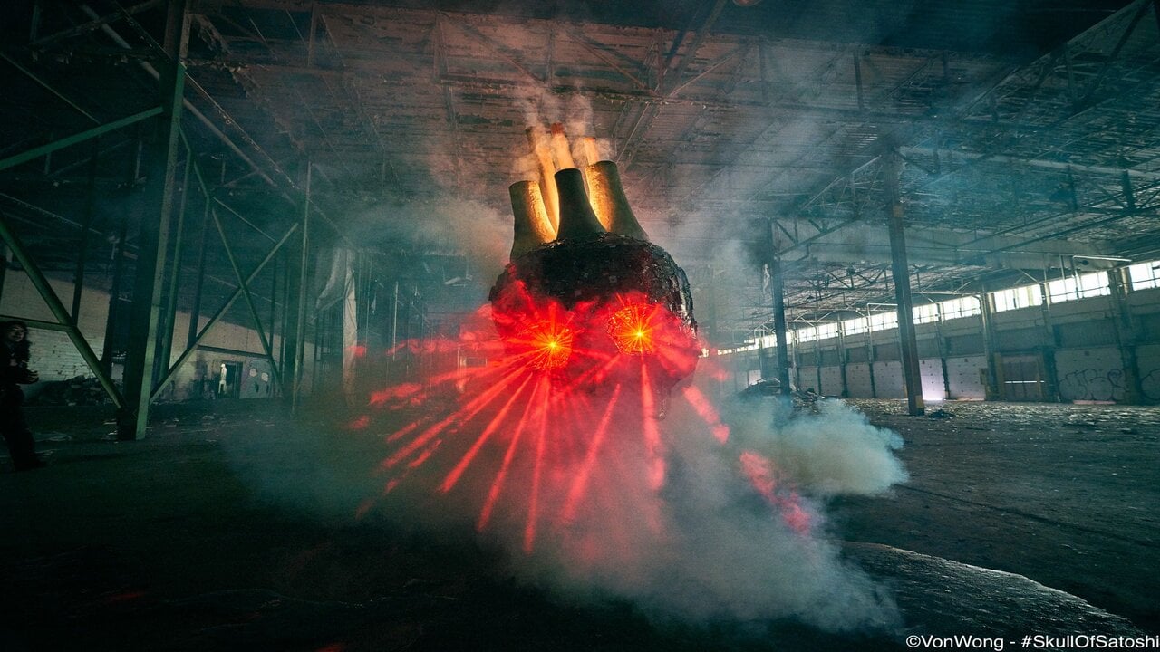 Schädel von Satoshi Greenpeace Benjamin von Wong