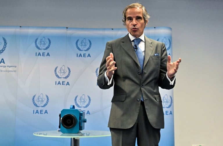 IAEO-Chef Rafael Grossi, gesehen im Juni 2022, wird voraussichtlich bald eine Reise in den Iran unternehmen. IAEO-Chef Rafael Grossi, gesehen im Juni 2022, wird voraussichtlich bald eine Reise in den Iran unternehmen.