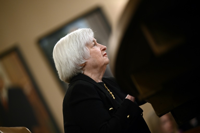 US-Finanzministerin Janet Yellen, die im März in Washington abgebildet war, sagte, dass die nach der Finanzkrise von 2008 durchgeführten Reformen bedeuteten, dass die Regierung die gescheiterte Silicon Valley Bank nicht retten würde US-Finanzministerin Janet Yellen, die im März in Washington abgebildet war, sagte, dass die nach der Finanzkrise von 2008 durchgeführten Reformen bedeuteten, dass die Regierung die gescheiterte Silicon Valley Bank nicht retten würde