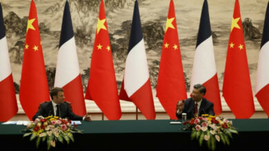 Macron in Guangzhou am letzten Tag der China-Reise