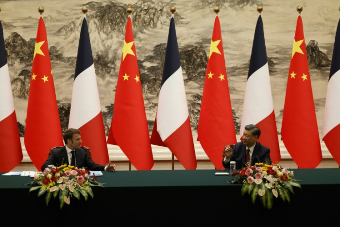 Macron in Guangzhou am letzten Tag der China-Reise