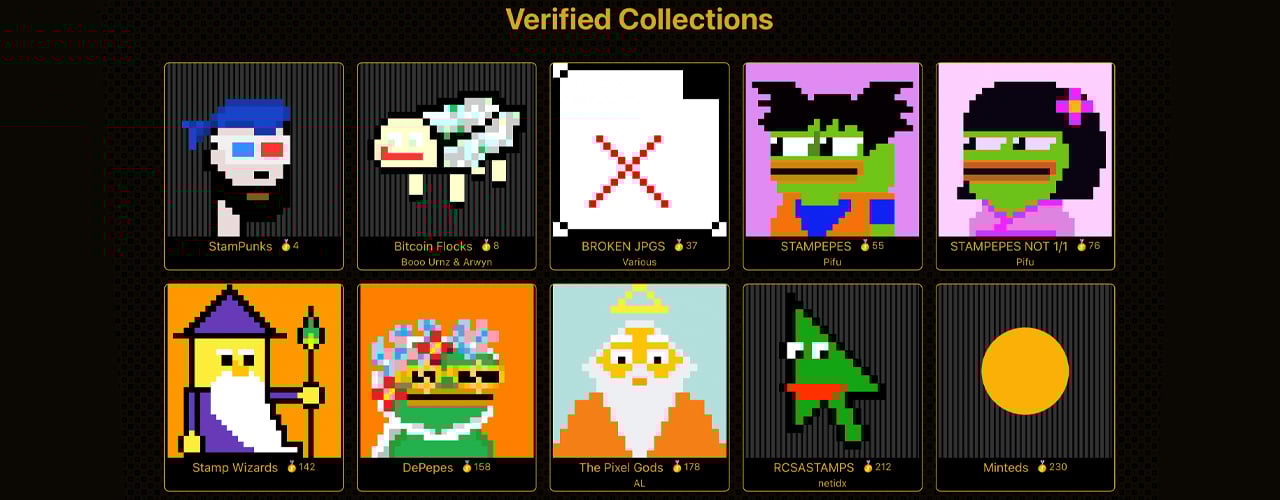 Bitcoin Stamps übersteigen 18.000 Sammlerstücke, Kreativität steht im Mittelpunkt Bitcoin Stamps übersteigen 18.000 Sammlerstücke, Kreativität steht im Mittelpunkt