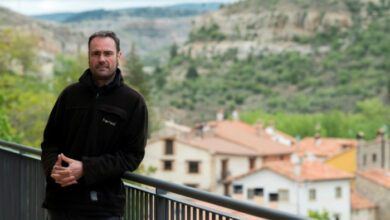 Politische Aktivisten bekämpfen die Landflucht in Spanien