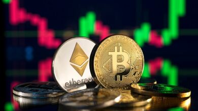 Die Kurse von Bitcoin und Ether steigen, da die Aktien aufgrund neuer Bankenängste absacken