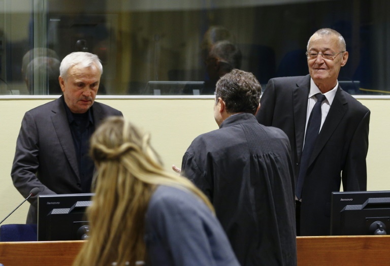 Die ehemaligen serbischen Spionagechefs Jovica Stanisic und Franko Simatovic wurden 2021 verurteilt. (Foto: AFP) Die ehemaligen serbischen Spionagechefs Jovica Stanisic und Franko Simatovic wurden 2021 verurteilt. (Foto: AFP)